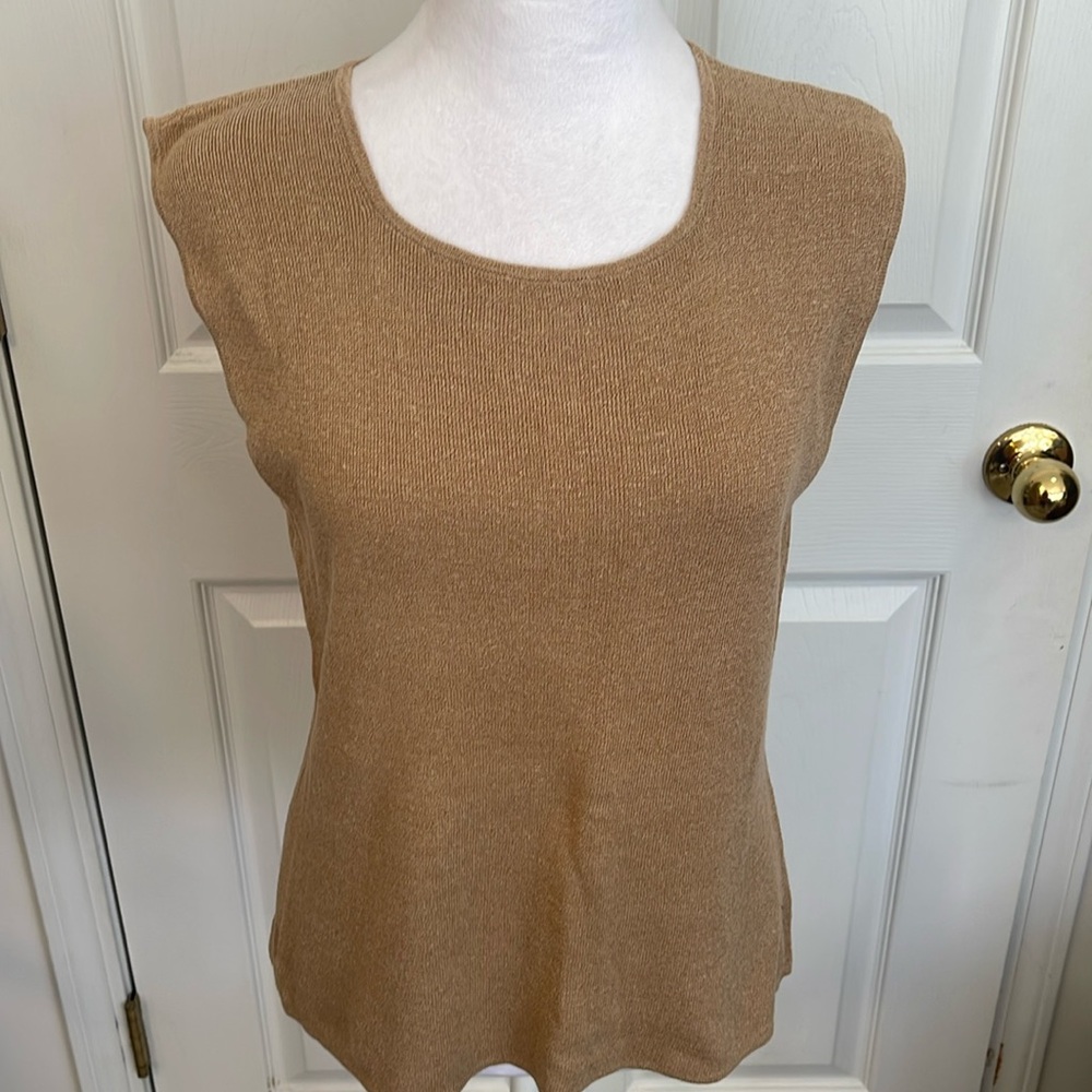 CHICO’S DESIGN SLEEVELESS TOP SIZE 2 -LARGE NWOT